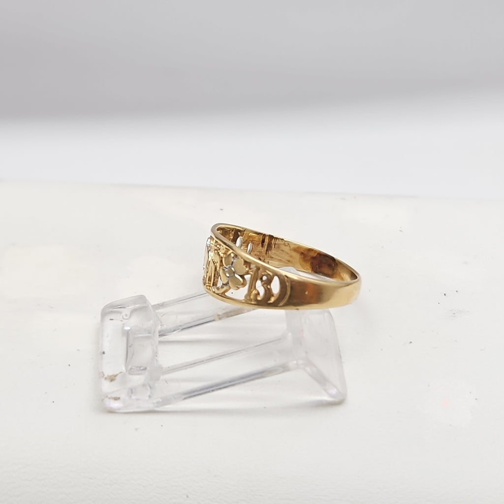 K1 2,70 GRMS 14 K ESPECIFICACIONES COMPLEMENTARIAS ANILLO DE LA SUERTE (SEMINUEVO)