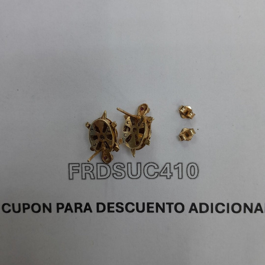 BROQUELES PAR ORO 14 K 4.2 GRMS (SEMINUEVO)