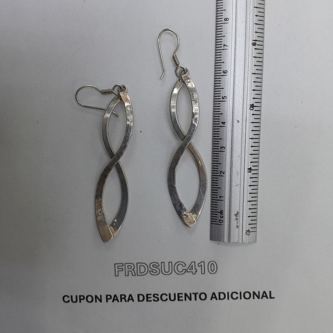 ARETES PAR PLATA 9,50 GRMS (SEMINUEVO)
