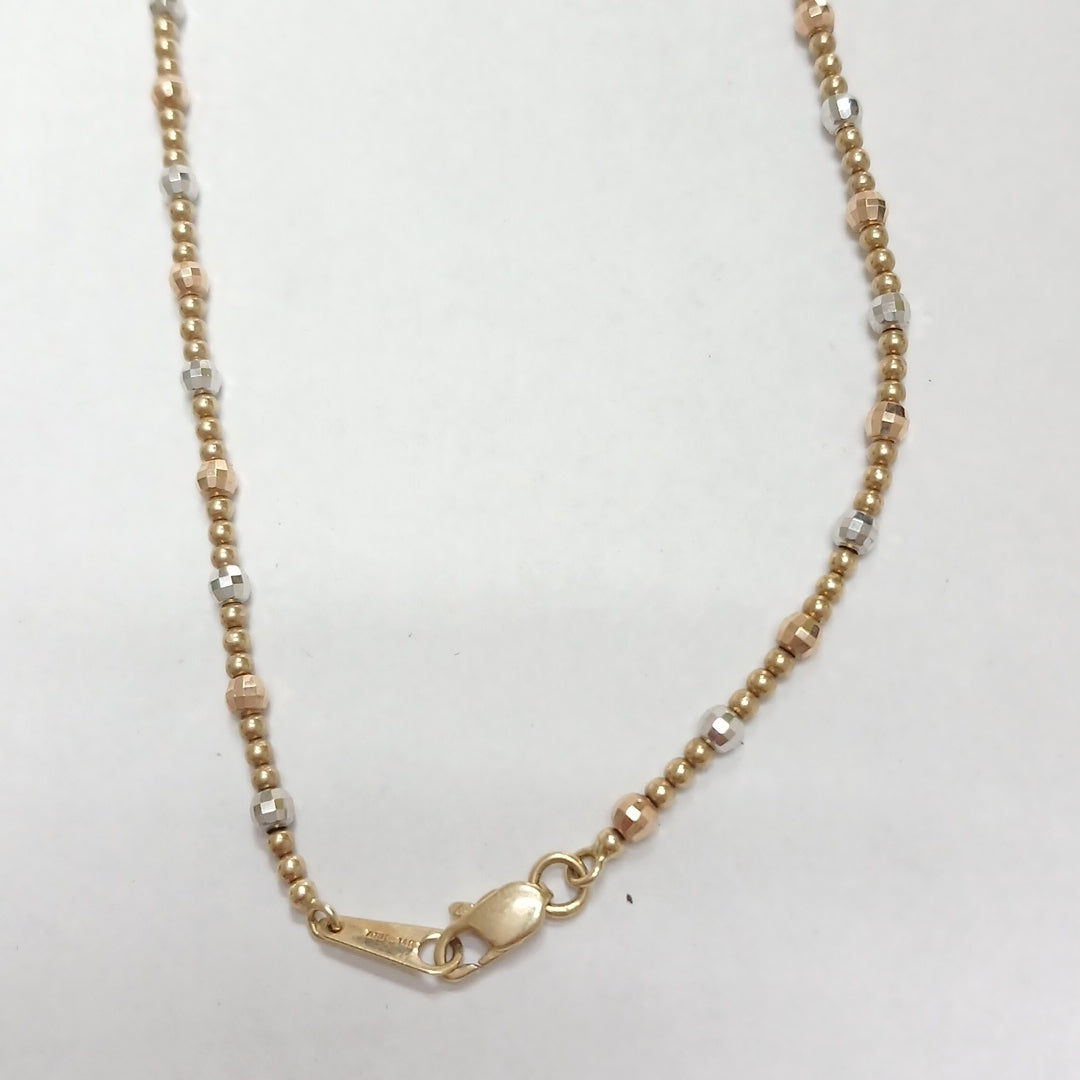 GARGANTILLA ORO 14 K 9.1 GRMS (SEMINUEVO)