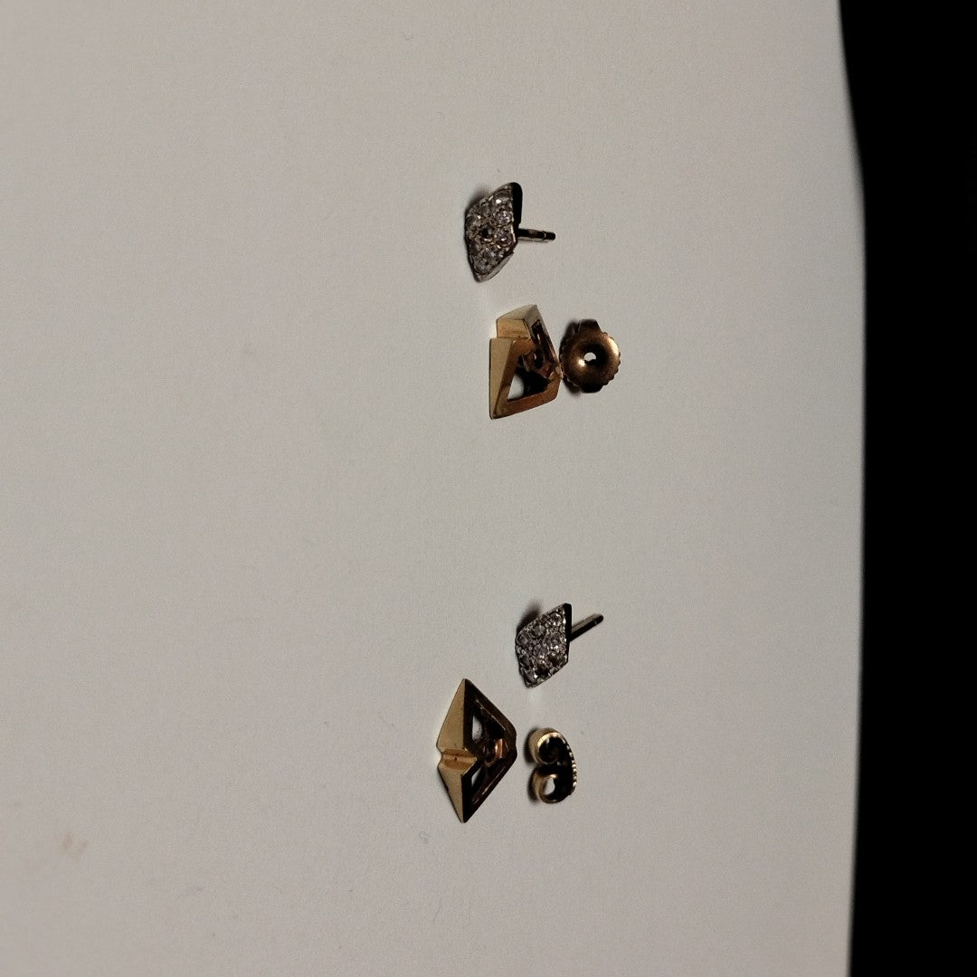 BROQUELES PAR ORO 14 K 3,40 GRMS (SEMINUEVO)