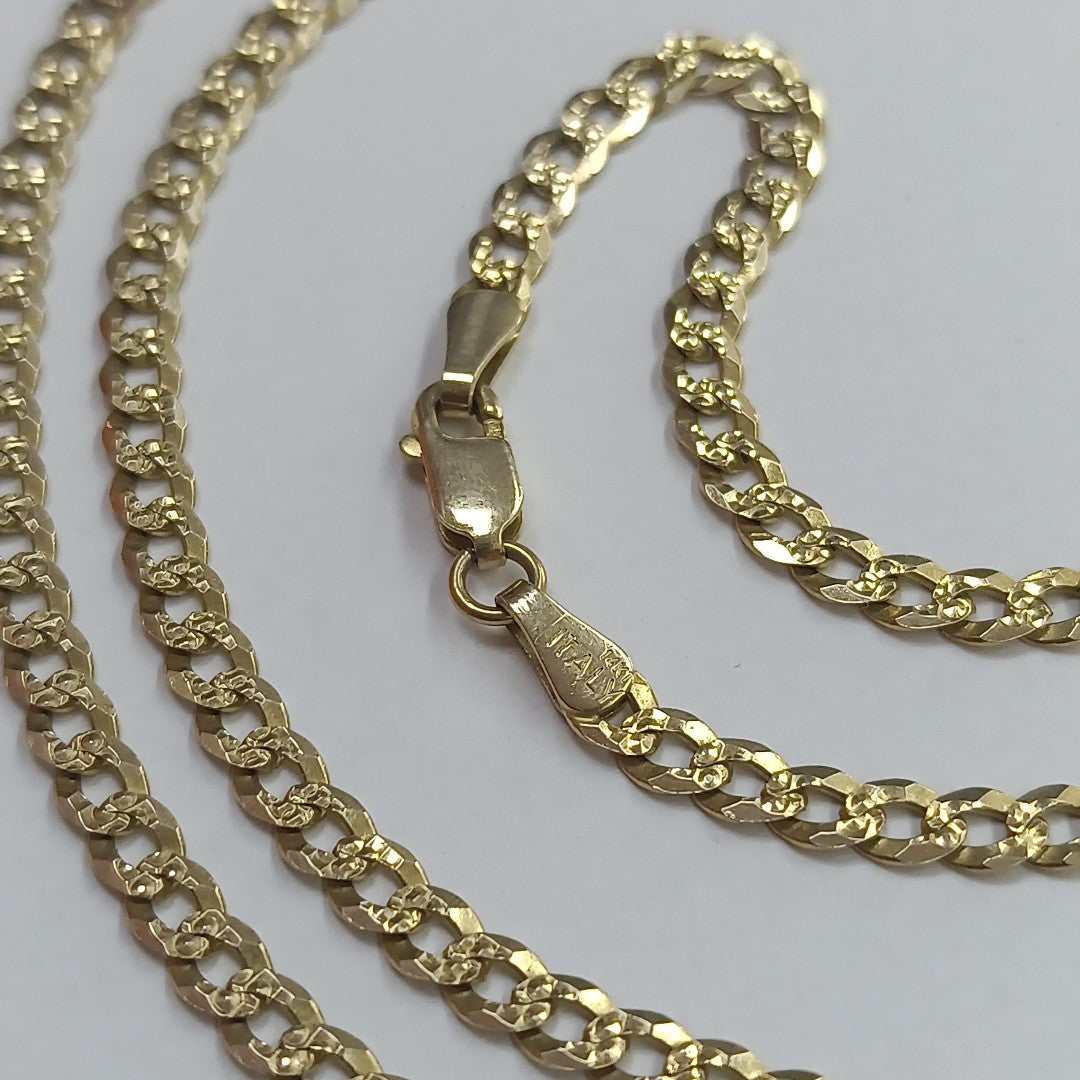 K1 10,80 GRMS 14 K ESPECIFICACIONES COMPLEMENTARIAS CADENA TEJIDO ESLABONES 14 (SEMINUEVO)