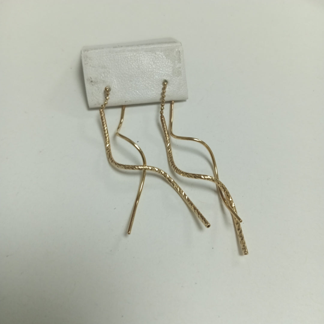 ARETES PAR ORO 14 K 2.3 GRMS (SEMINUEVO)