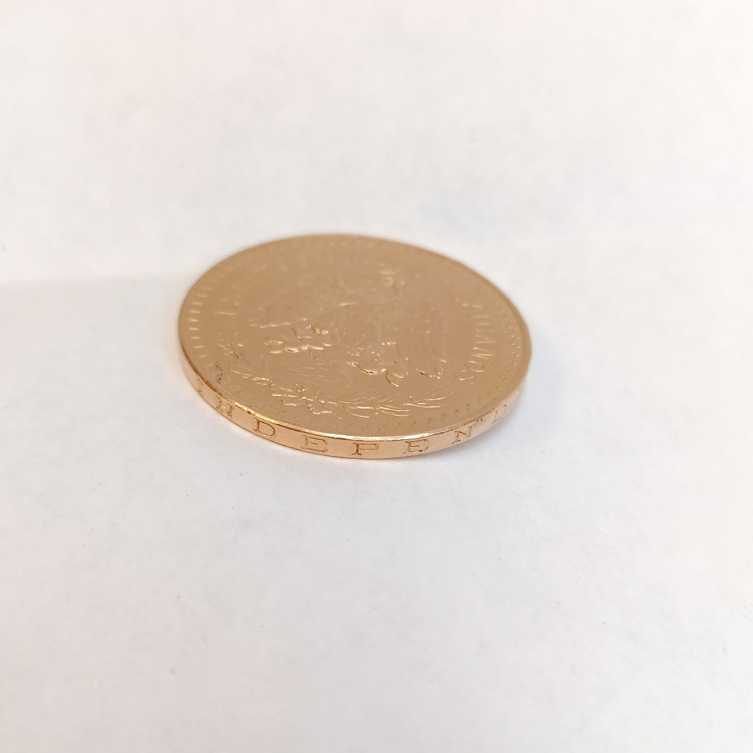 K1 41.6 GRMS 21 K IDENTIFICACIÓN MONEDA NOMINATIVA MONEDAS PESOS 50 PESO (SEMINUEVO)