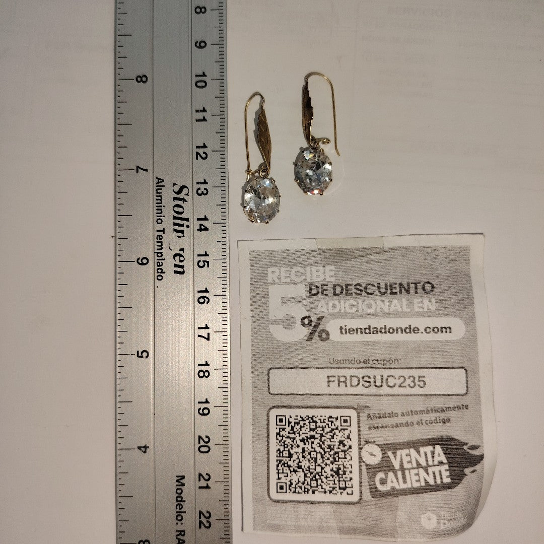 ARETES PAR ORO 10 K 4.4 GRMS (SEMINUEVO)