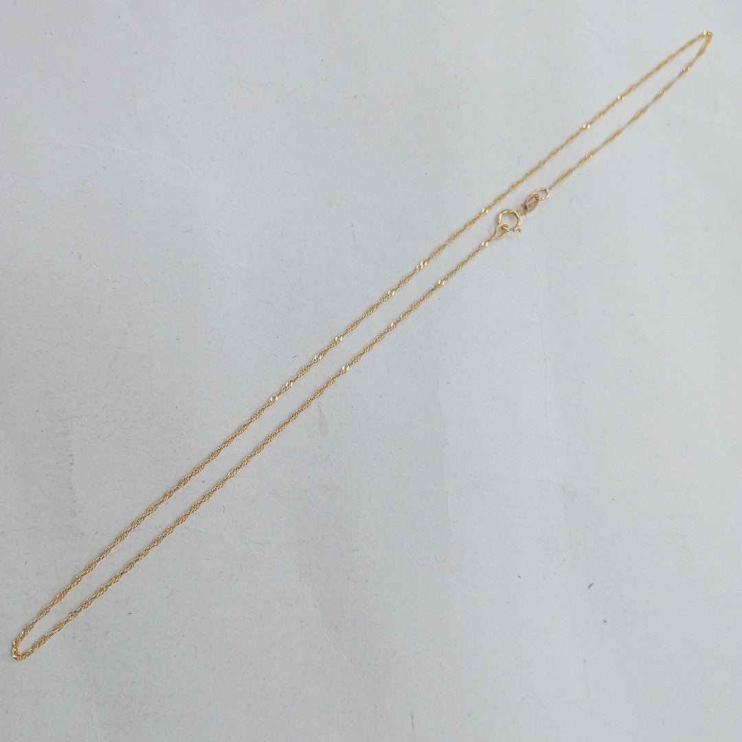 CADENA ORO 14 K 0,90 GRMS (SEMINUEVO)