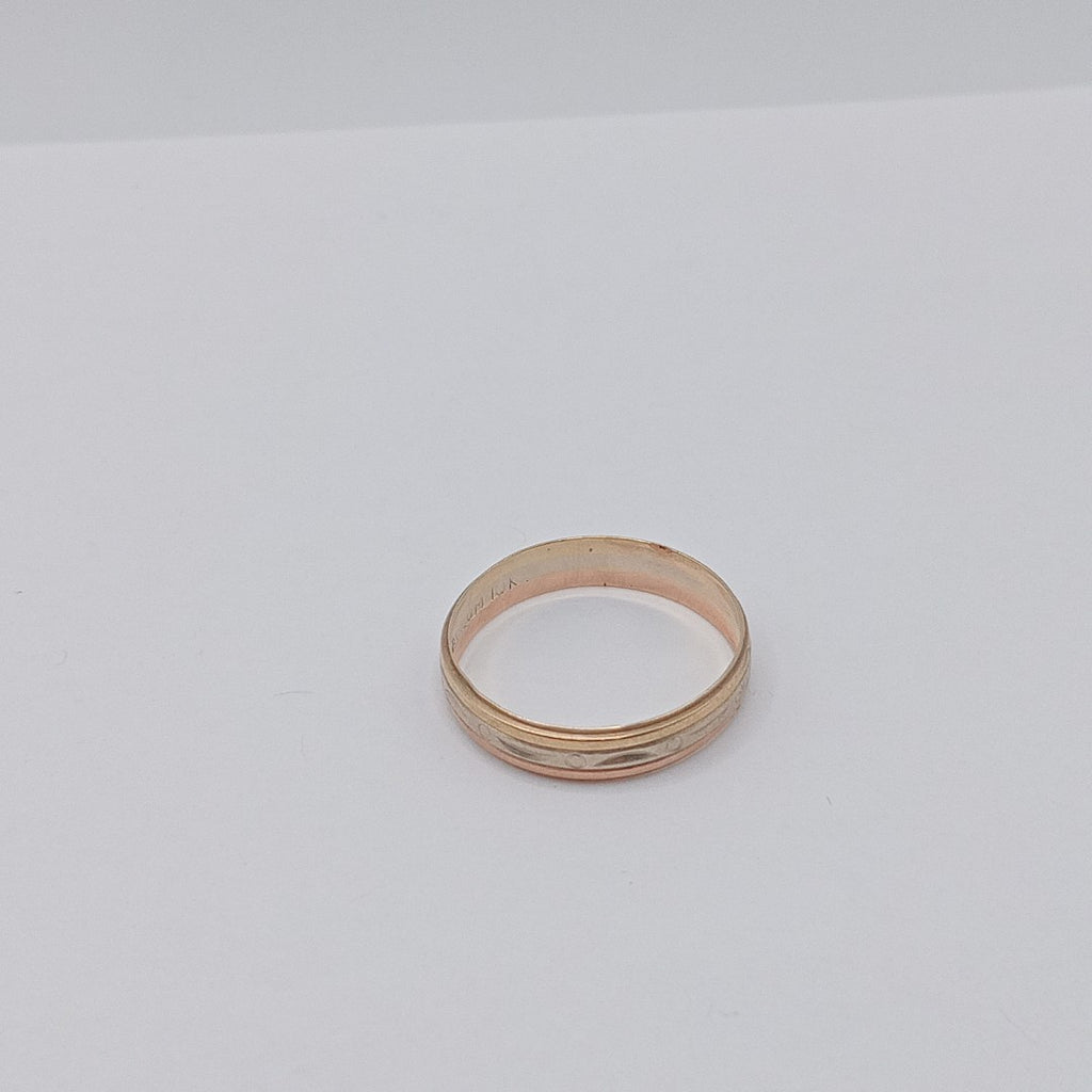 ARGOLLA ORO COMBINADO 10 K 1.4 GRMS (SEMINUEVO)