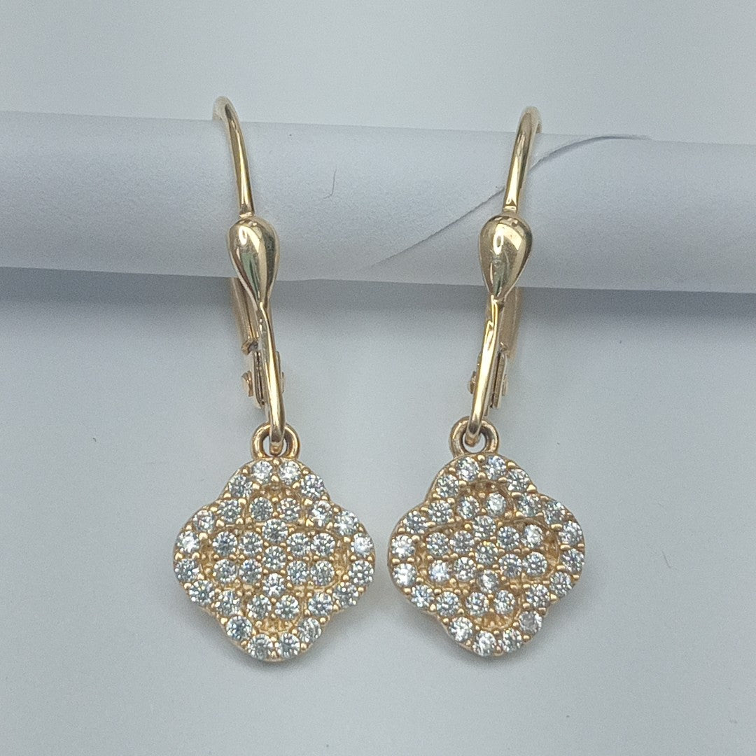 BROQUELES ORO 14K 2.3 (NUEVO)