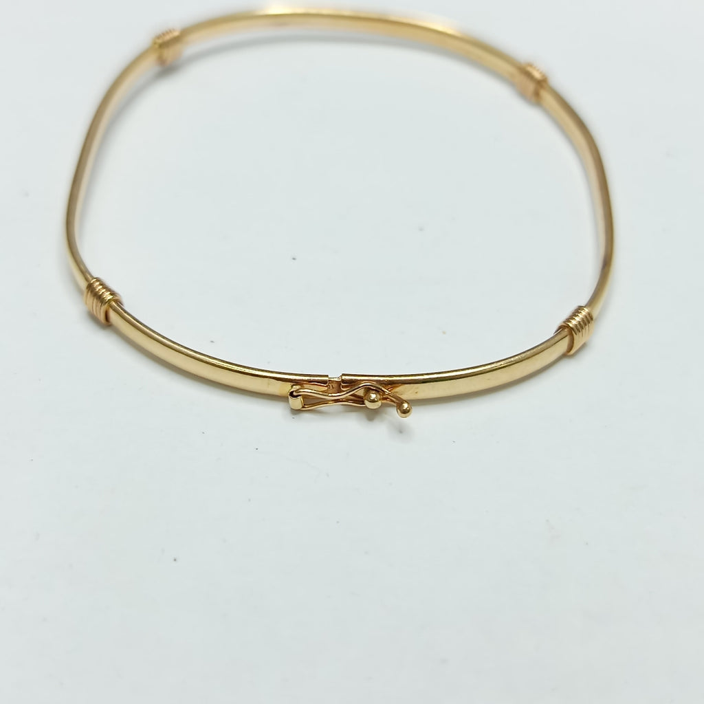 PULSERA RIGIDA ORO 14 K 5.1 GRMS (SEMINUEVO)