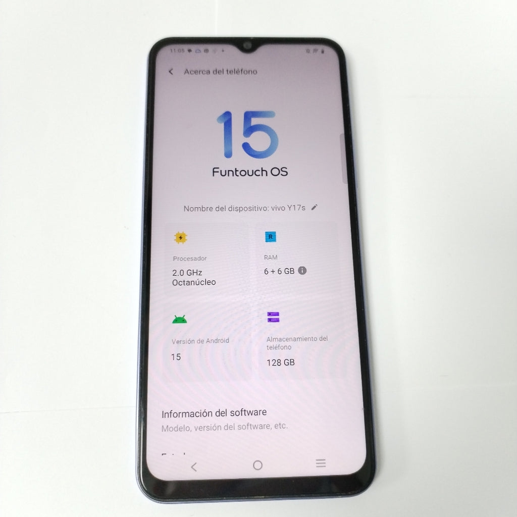 CELULAR VIVO Y17 S V2310 (2023) 128 GB 6 GB RAM (SEMINUEVO)