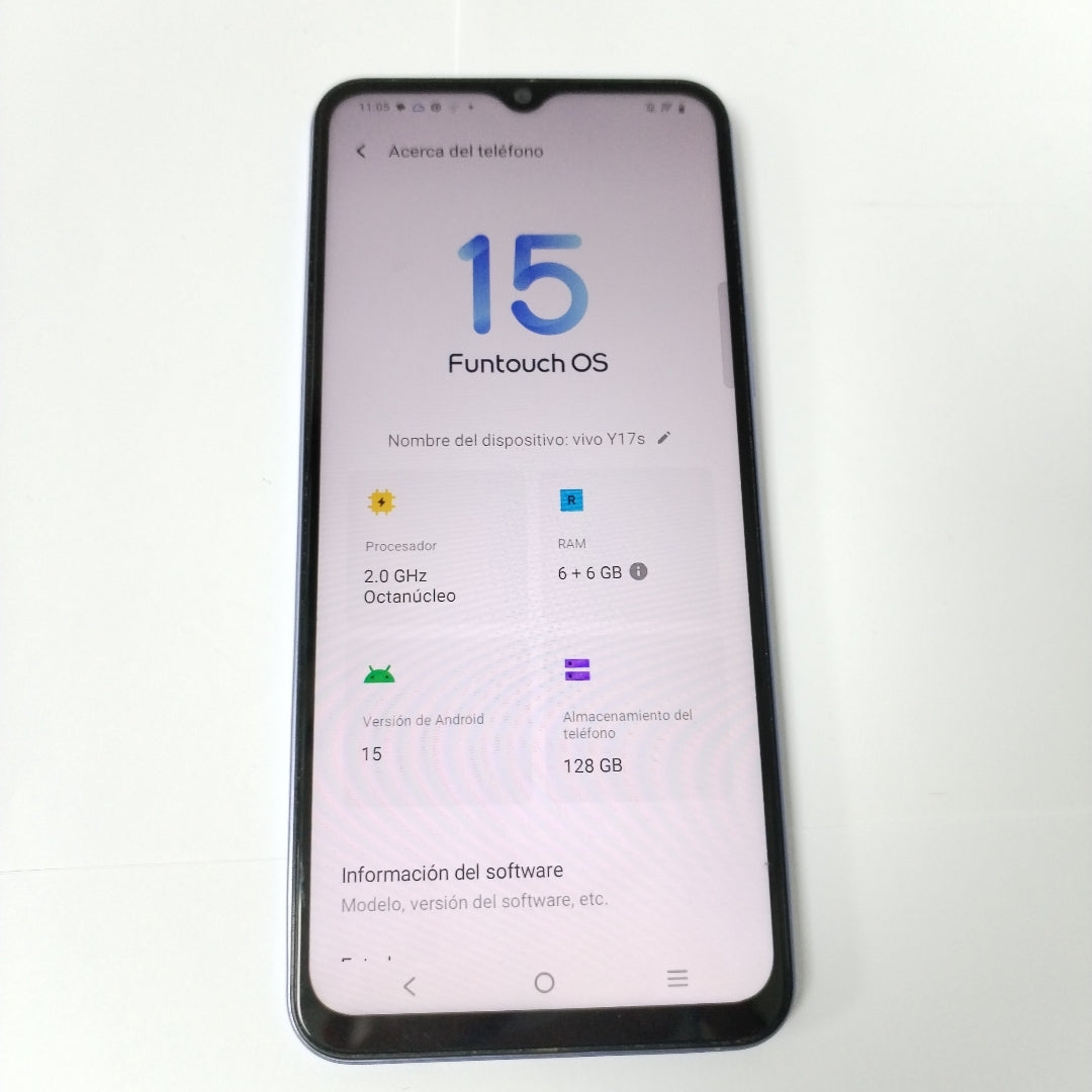 CELULAR VIVO Y17 S V2310 (2023) 128 GB 6 GB RAM (SEMINUEVO)