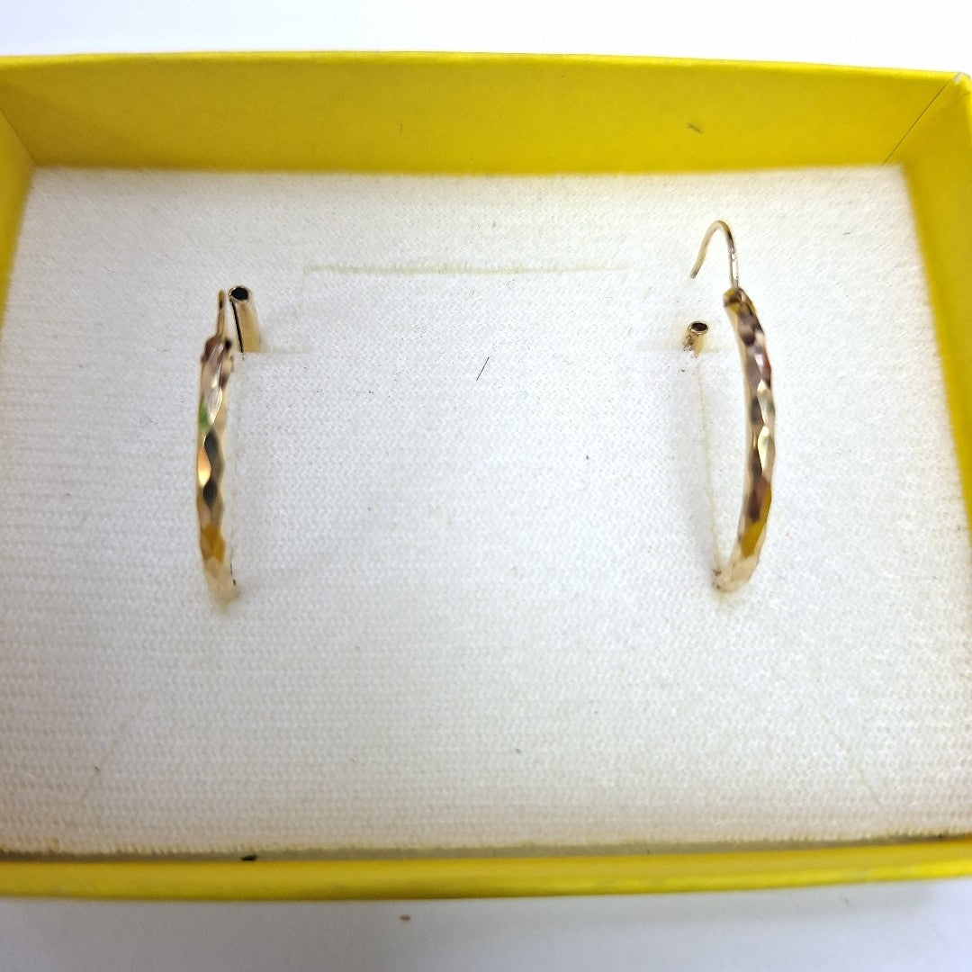ARRACADAS PAR ORO 14 K 1.7 GRMS (SEMINUEVO)