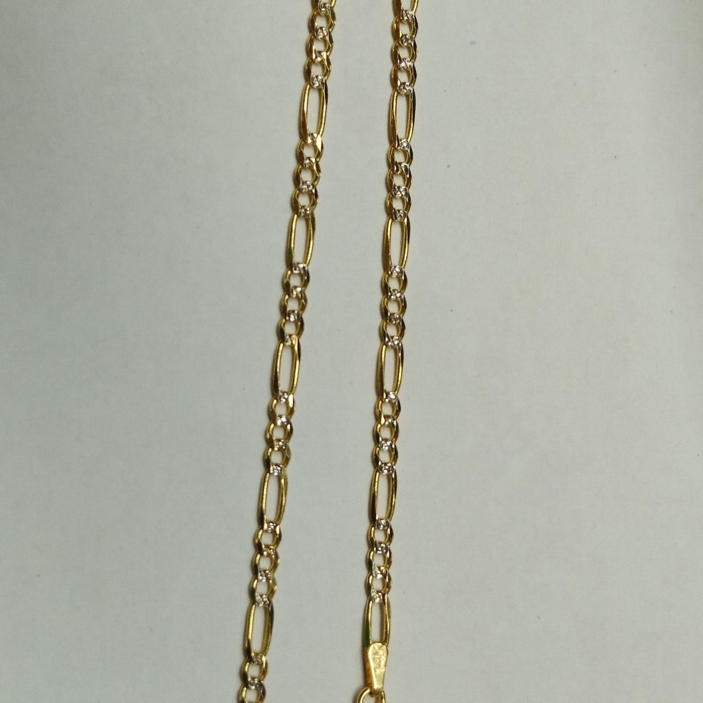 CADENA TEJIDO 3X1 8.4G 55 CM 14K (NUEVO)