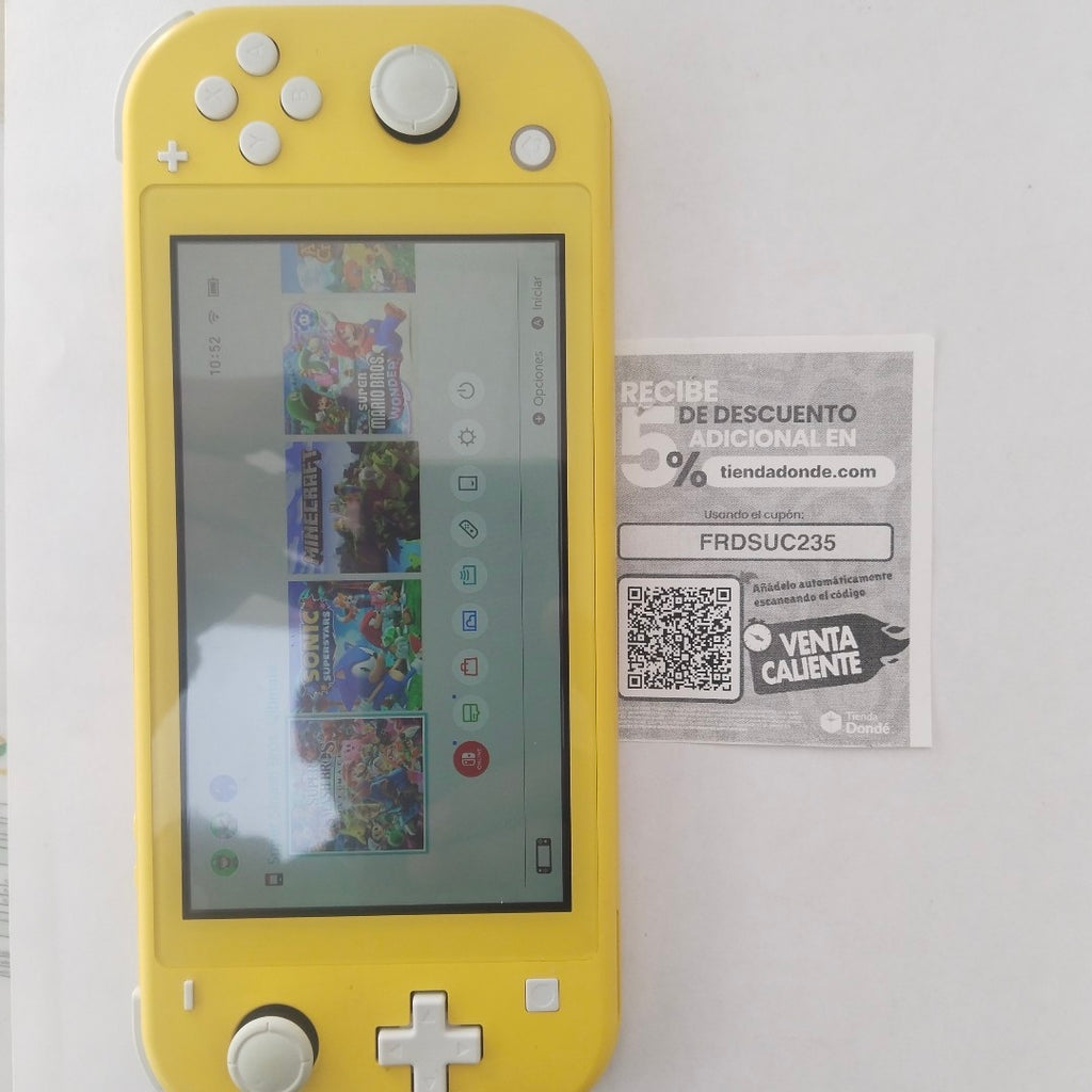 CONSOLA DE VIDEOJUEGO NINTENDO SWITCH LITE 32 GB (SEMINUEVO)