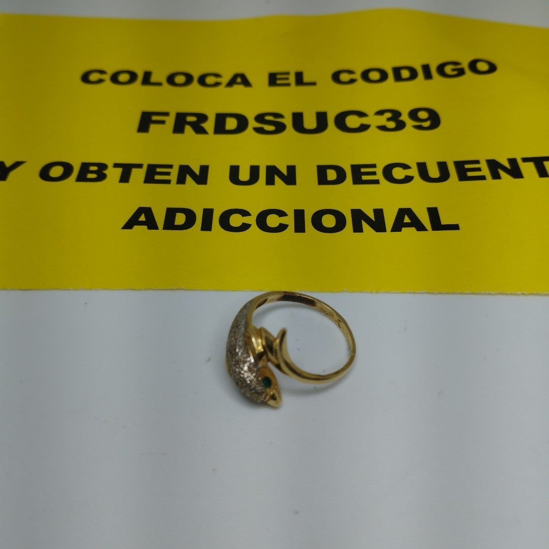 K1 3,10 GRMS 14 K ESPECIFICACIONES COMPLEMENTARIAS ANILLLITO DELFIN (SEMINUEVO)