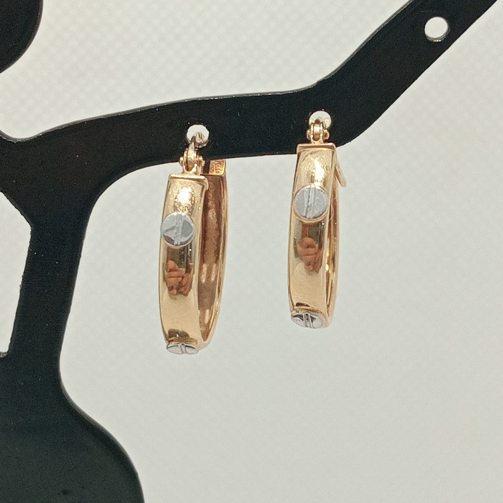 ARRACADAS PAR ORO 14 K 2,10 GRMS (SEMINUEVO)