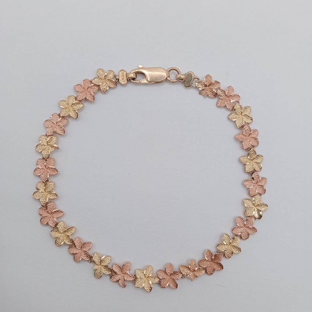 PULSERA ORO COMBINADO 10 K 4,30 GRMS (SEMINUEVO)
