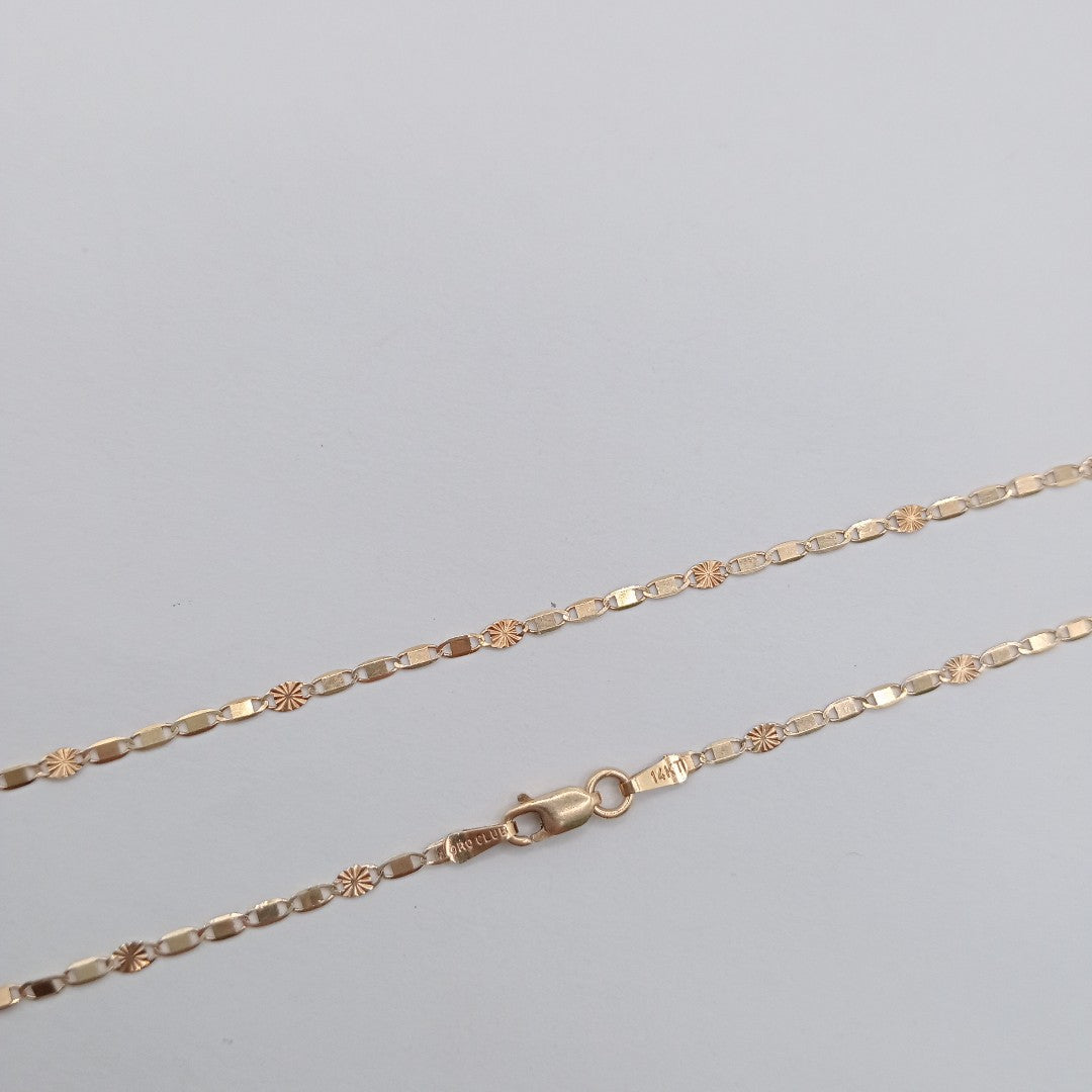 CADENA ORO 14 K 1.5 GRMS (SEMINUEVO)