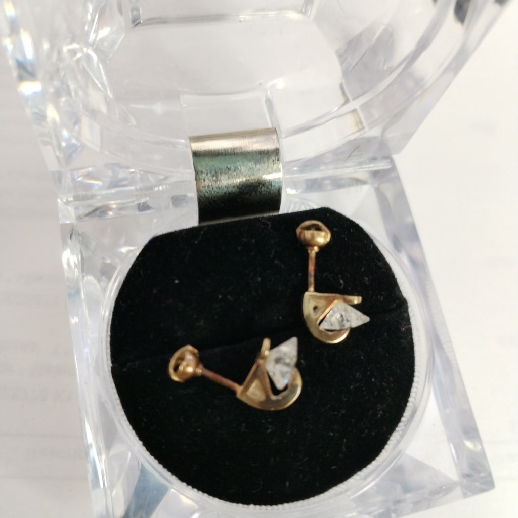 BROQUELES PAR ORO 14 K 1,60 GRMS (SEMINUEVO)