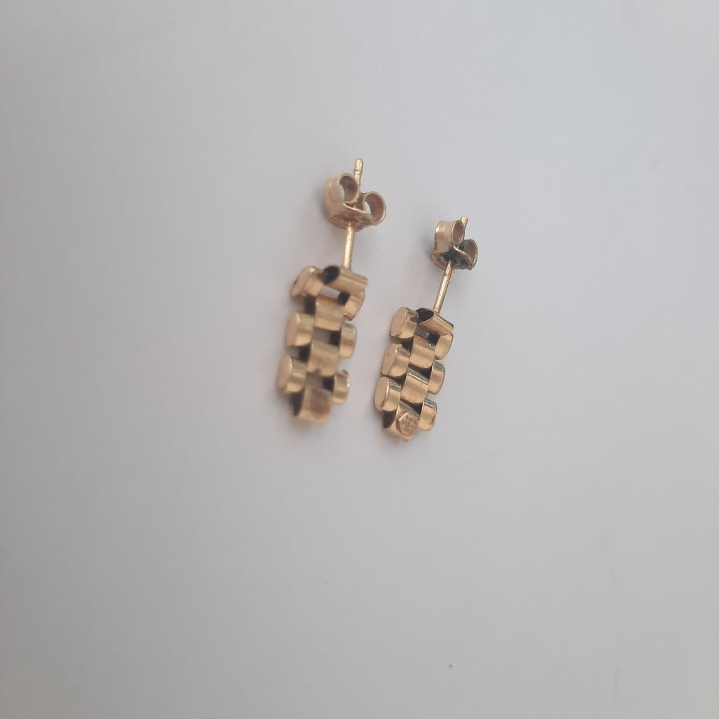 ARETES PAR ORO 14 K 1.4 GRMS (SEMINUEVO)