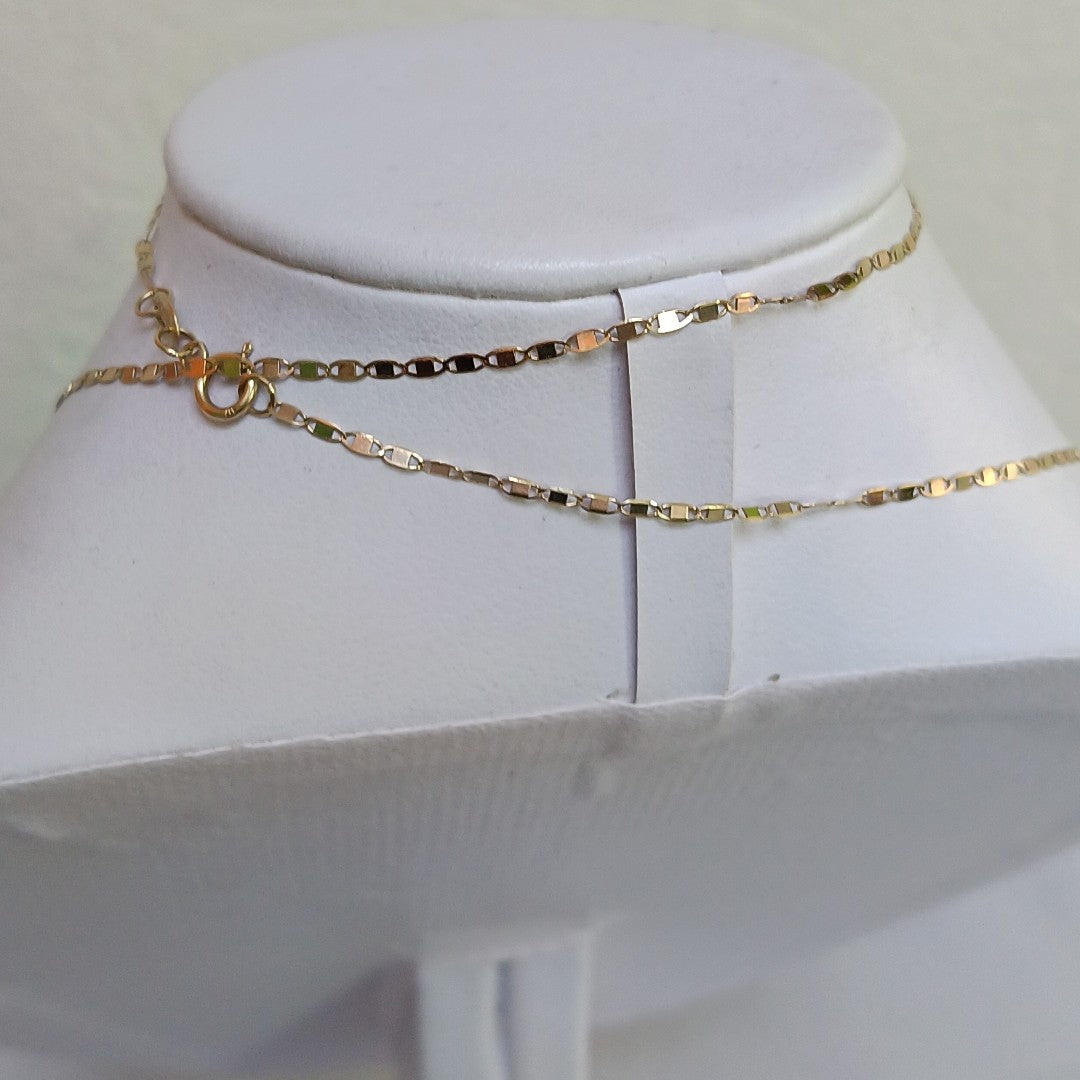 CADENA ORO,ORO COMBINADO 10 K 1,70 GRMS (SEMINUEVO)