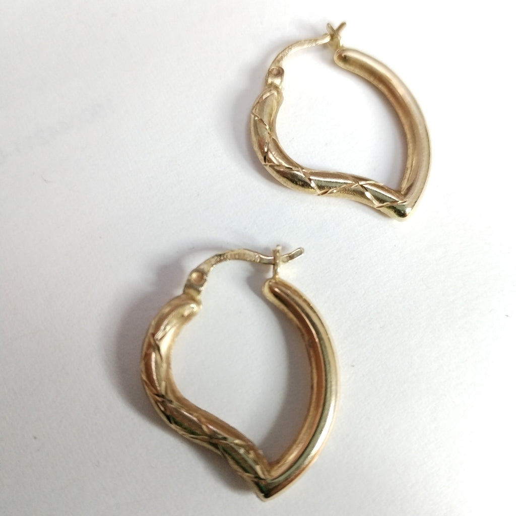 ARRACADAS PAR ORO 14 K 2,20 GRMS (SEMINUEVO)