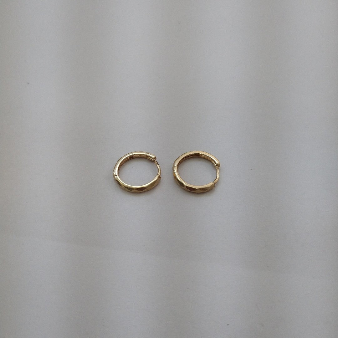 ARRACADAS PAR ORO 14 K 1.5 GRMS (SEMINUEVO)