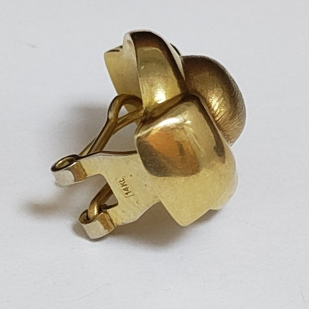 ARETES PAR ORO 14 K 6,00 GRMS (SEMINUEVO)