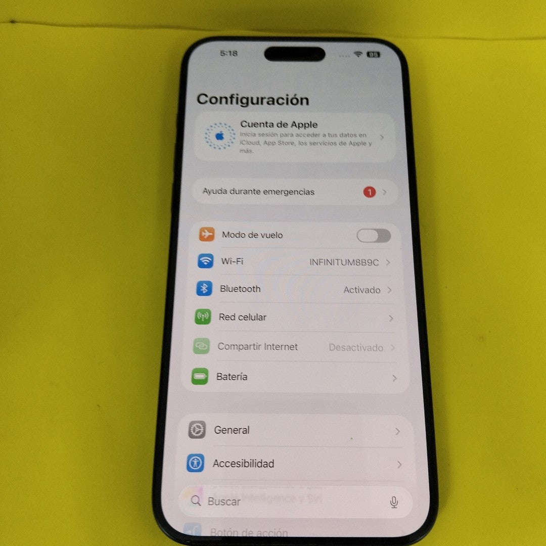 CELULAR APPLE IPHONE 15 PRO MAX A3105 (2023) 256 GB 8 GB RAM (SEMINUEVO)