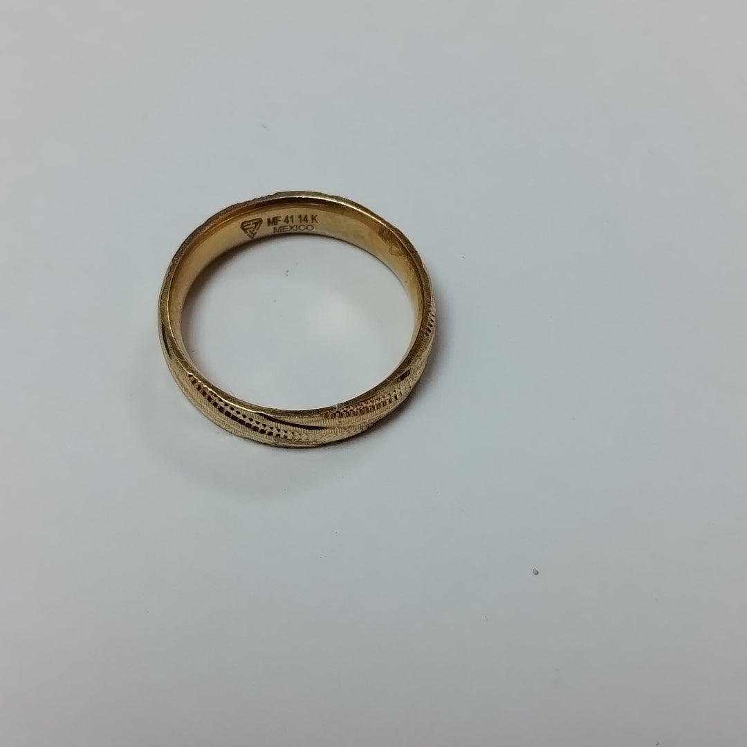 K1 2,70 GRMS 14 K ESPECIFICACIONES COMPLEMENTARIAS ARGOLLA SIN GRABADO (SEMINUEVO)