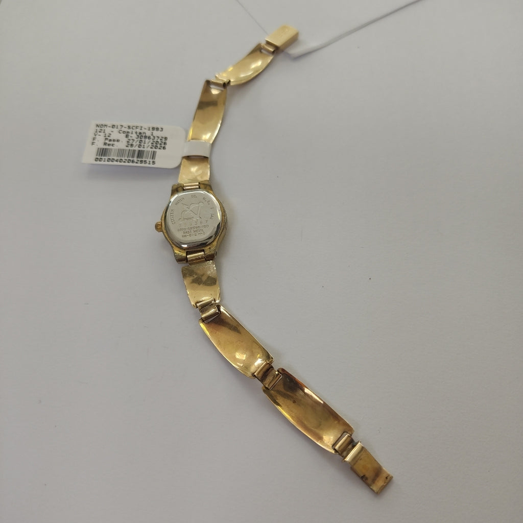 RELOJ CAJA ACERO PULSO ORO ORO 10 K 15.3 GRMS (SEMINUEVO)