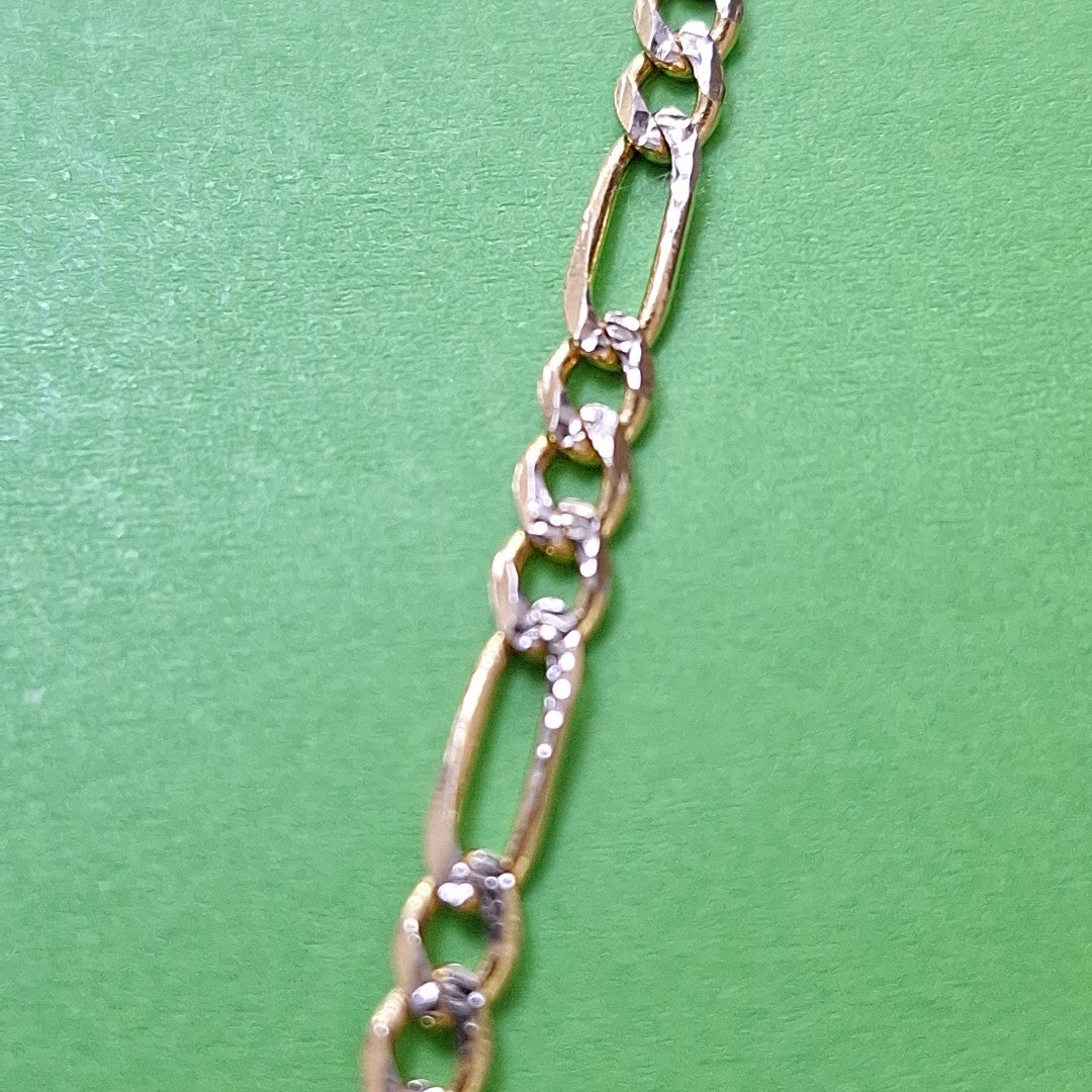 PULSERA 3 X 1 DIAMANTADA 3.1GR 18 CM (NUEVO)