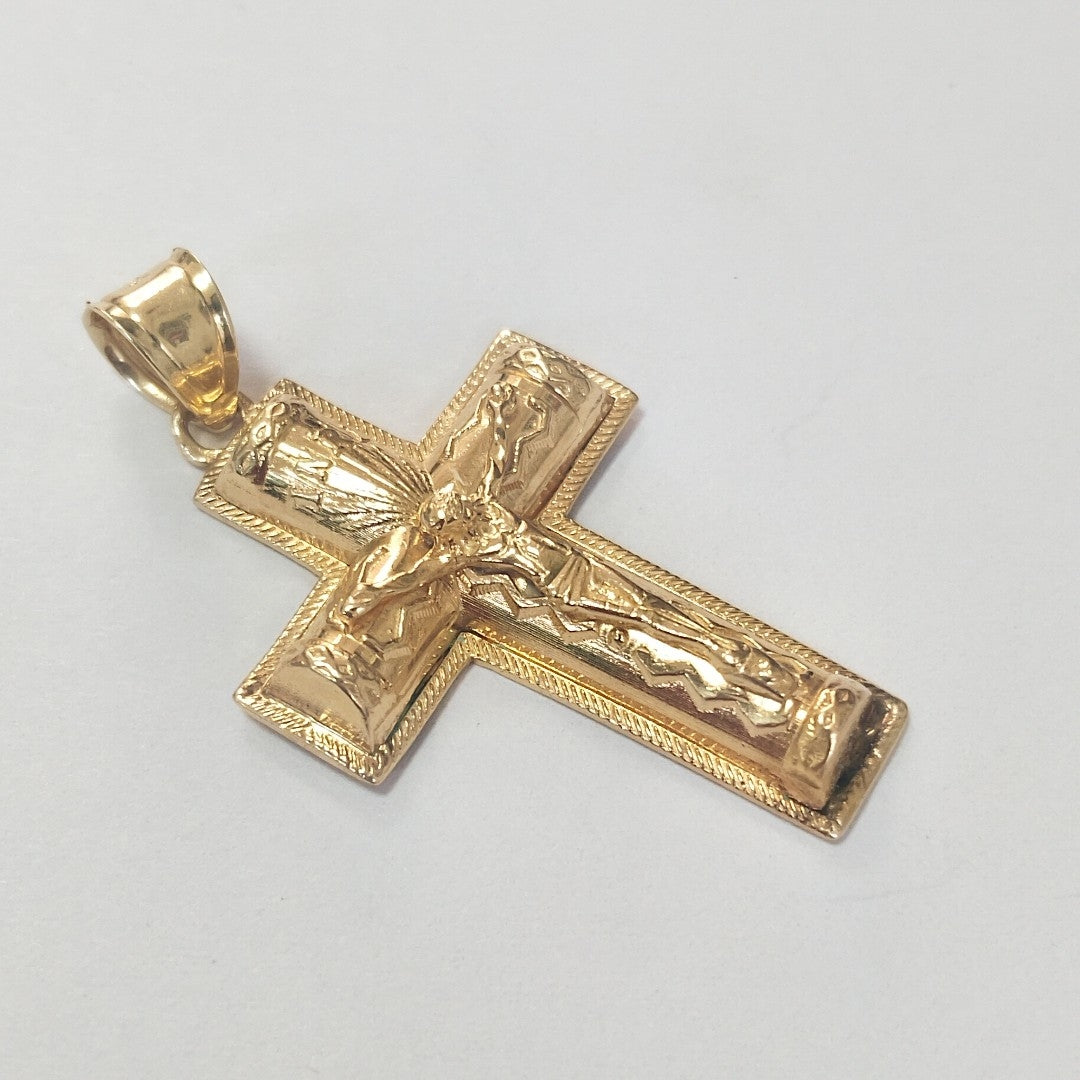 K1 5,00 GRMS 10 K ESPECIFICACIONES COMPLEMENTARIAS CRUCIFIJO MARCAS DE CALADO (SEMINUEVO)