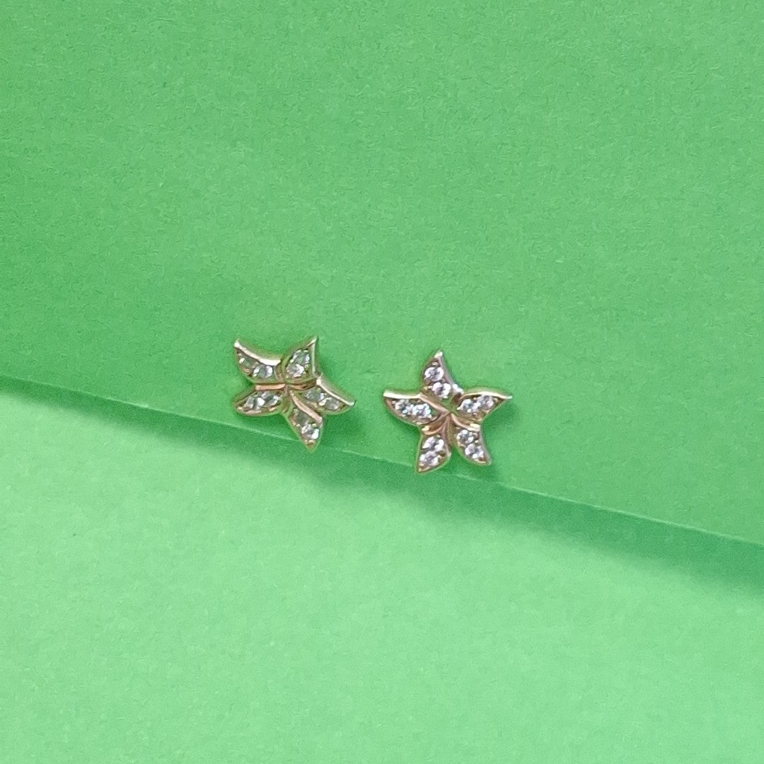 BROQUELES ORO 14K 1.2 (NUEVO)