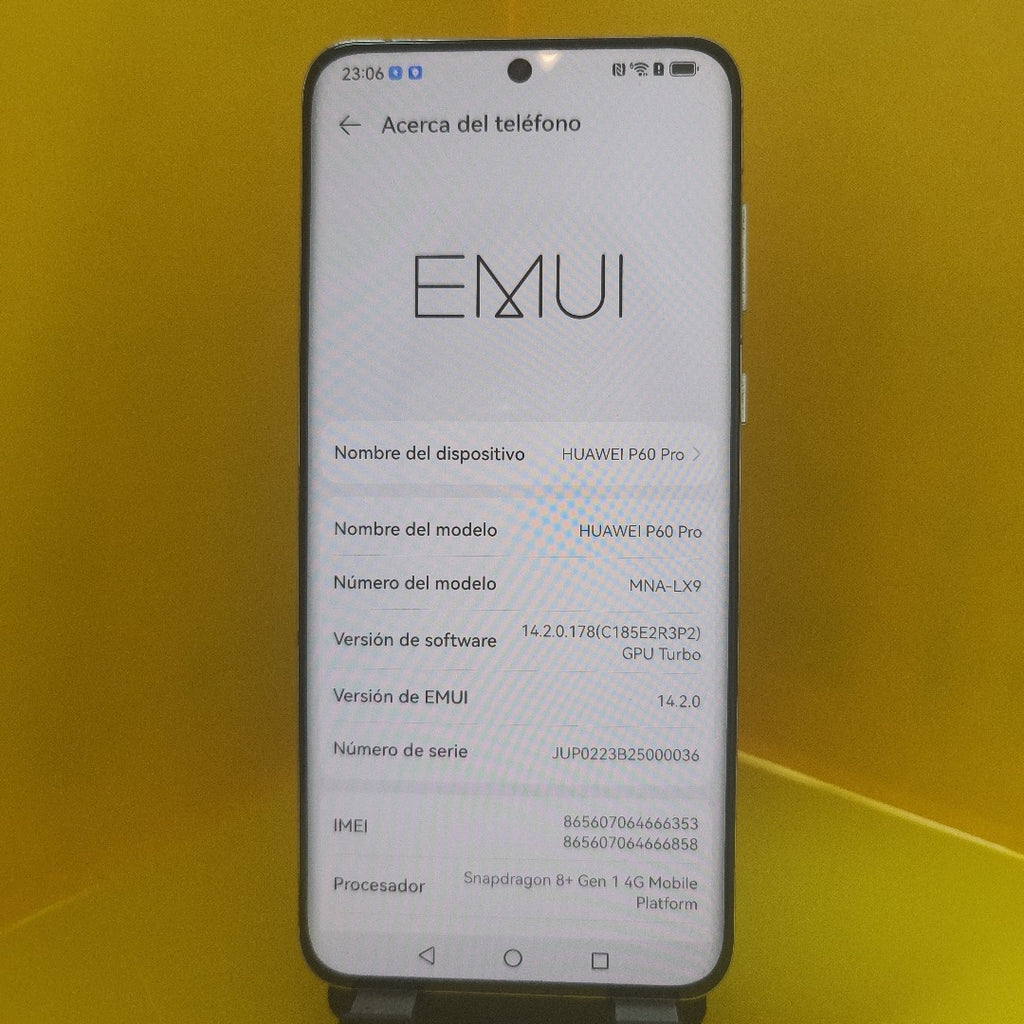 CELULAR HUAWEI P60 PRO MNA-LX9 (2023) 512 GB 12 GB RAM (SEMINUEVO)