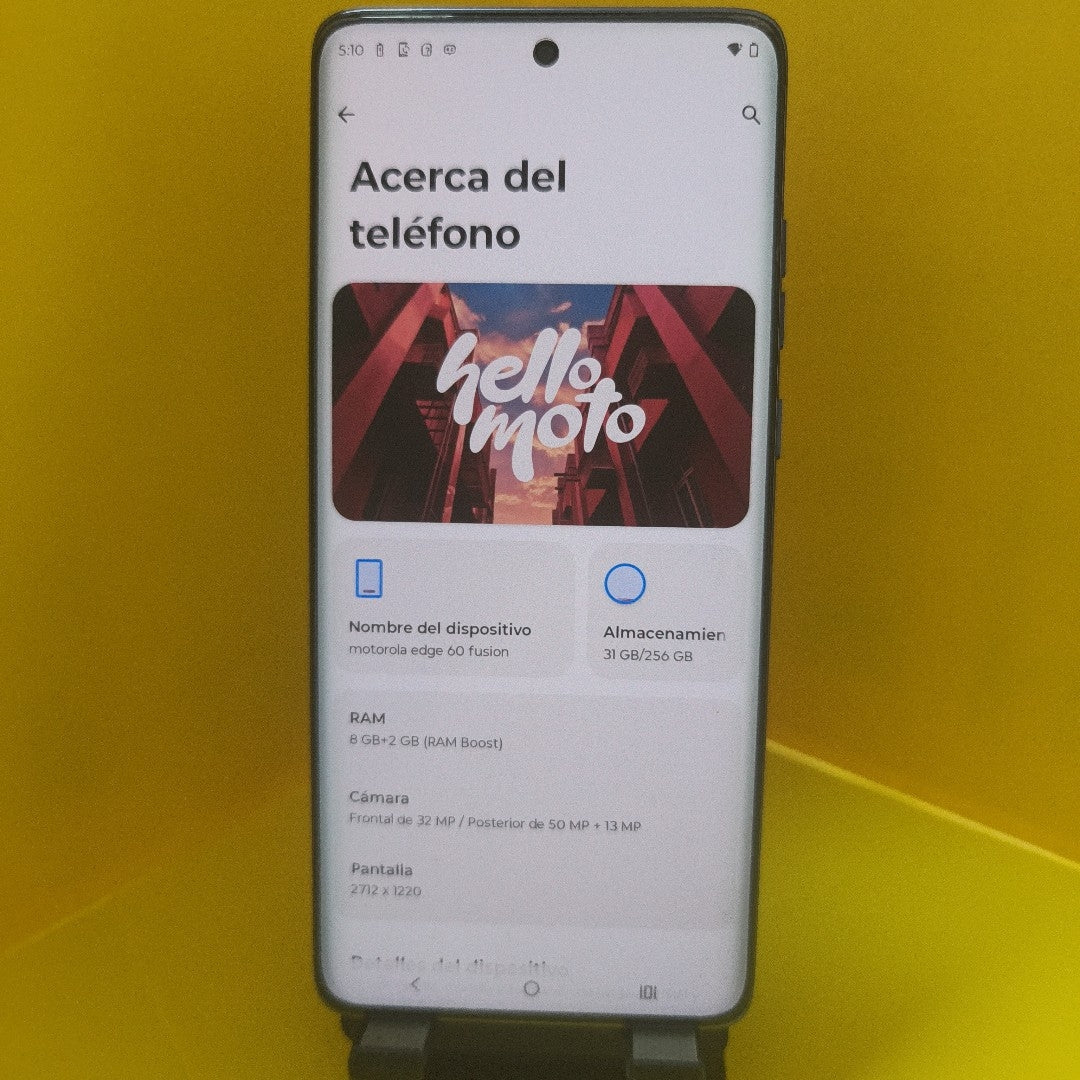 CELULAR MOTOROLA EDGE 60 FUSION XT2503-1 (2023) 256 GB 8 GB RAM (SEMINUEVO)