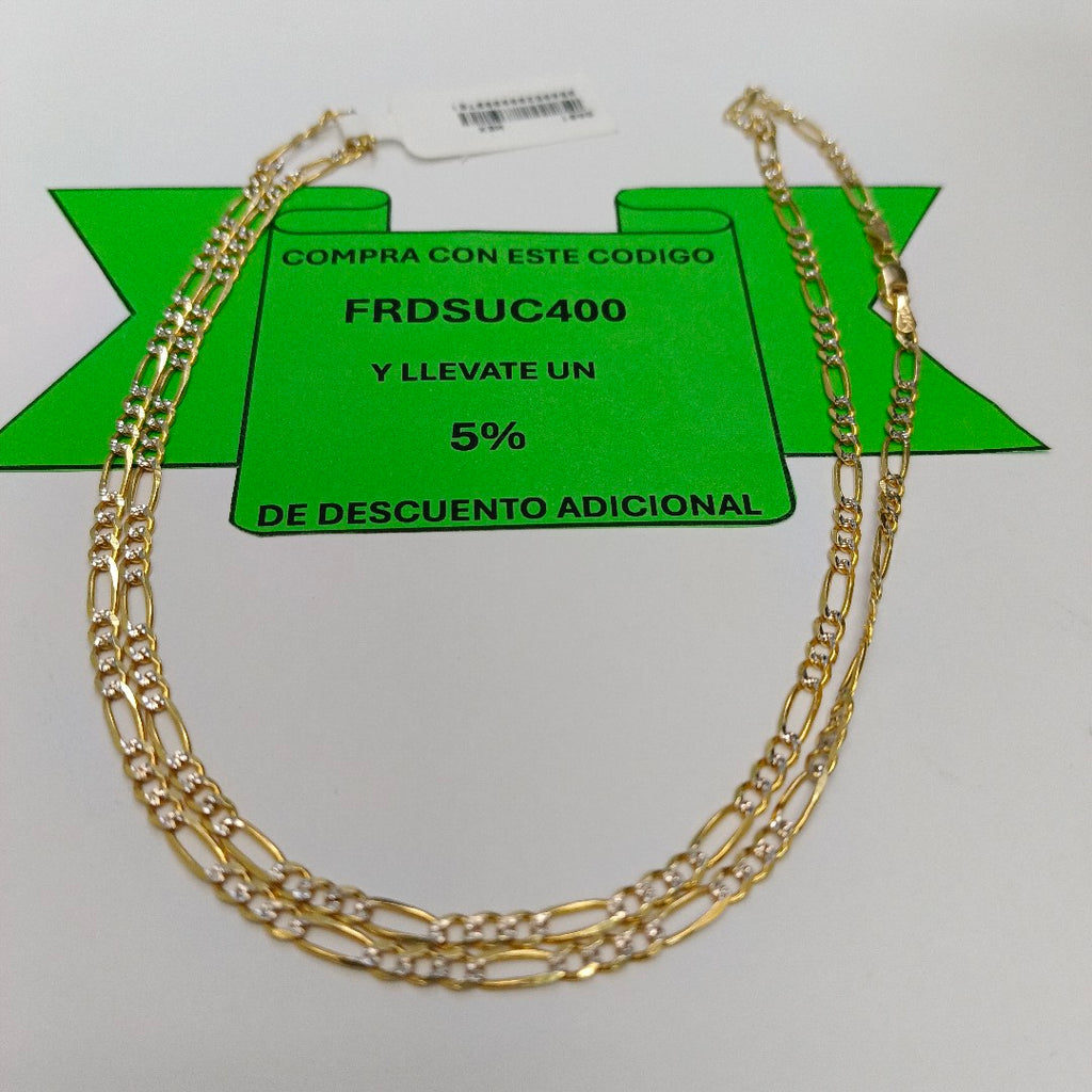 CADENA TEJIDO 3X1 9.1G 60 CM (NUEVO)