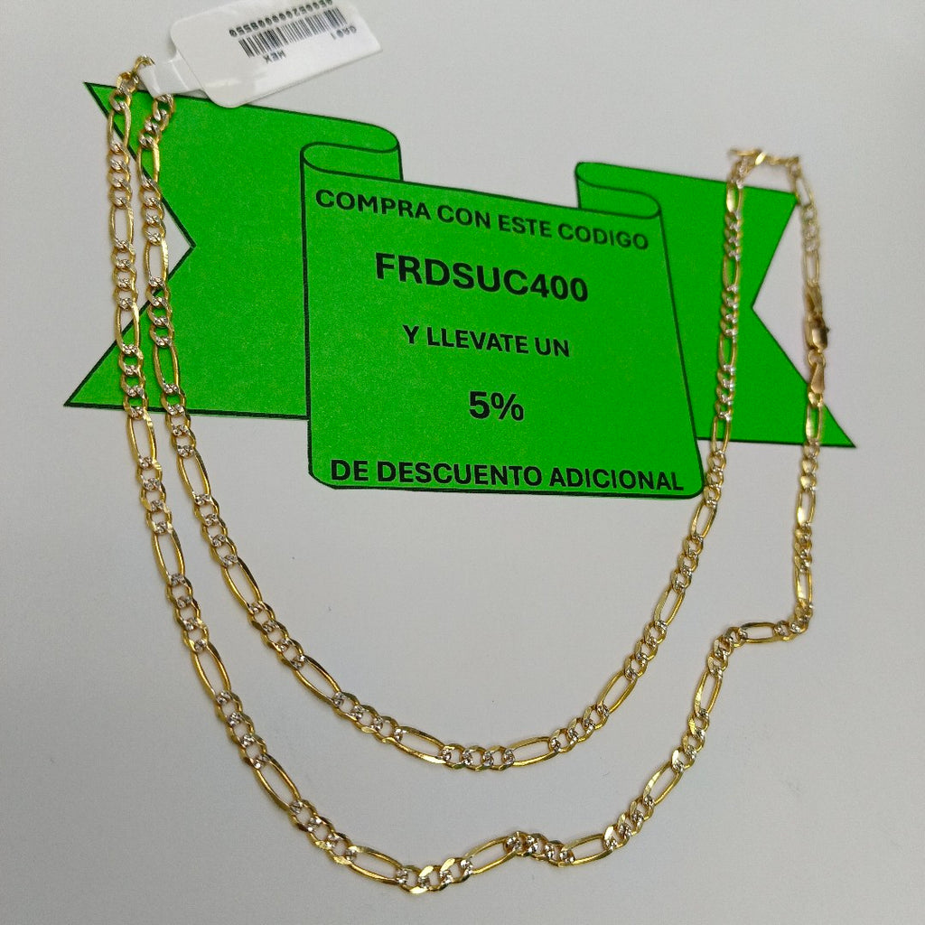 CADENA TEJIDO 3X1 8.4G 55 CM (NUEVO)