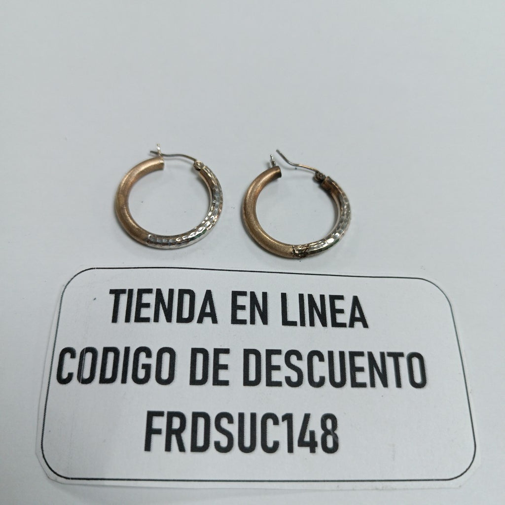 ARRACADAS PAR ORO 10 K 4 GRMS (SEMINUEVO)