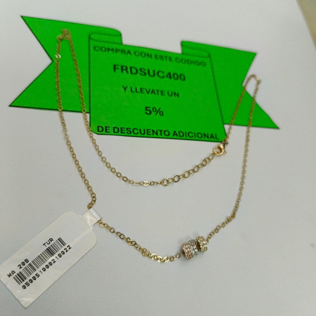 GARGANTILLAS ORO 14K 2.8 (NUEVO)