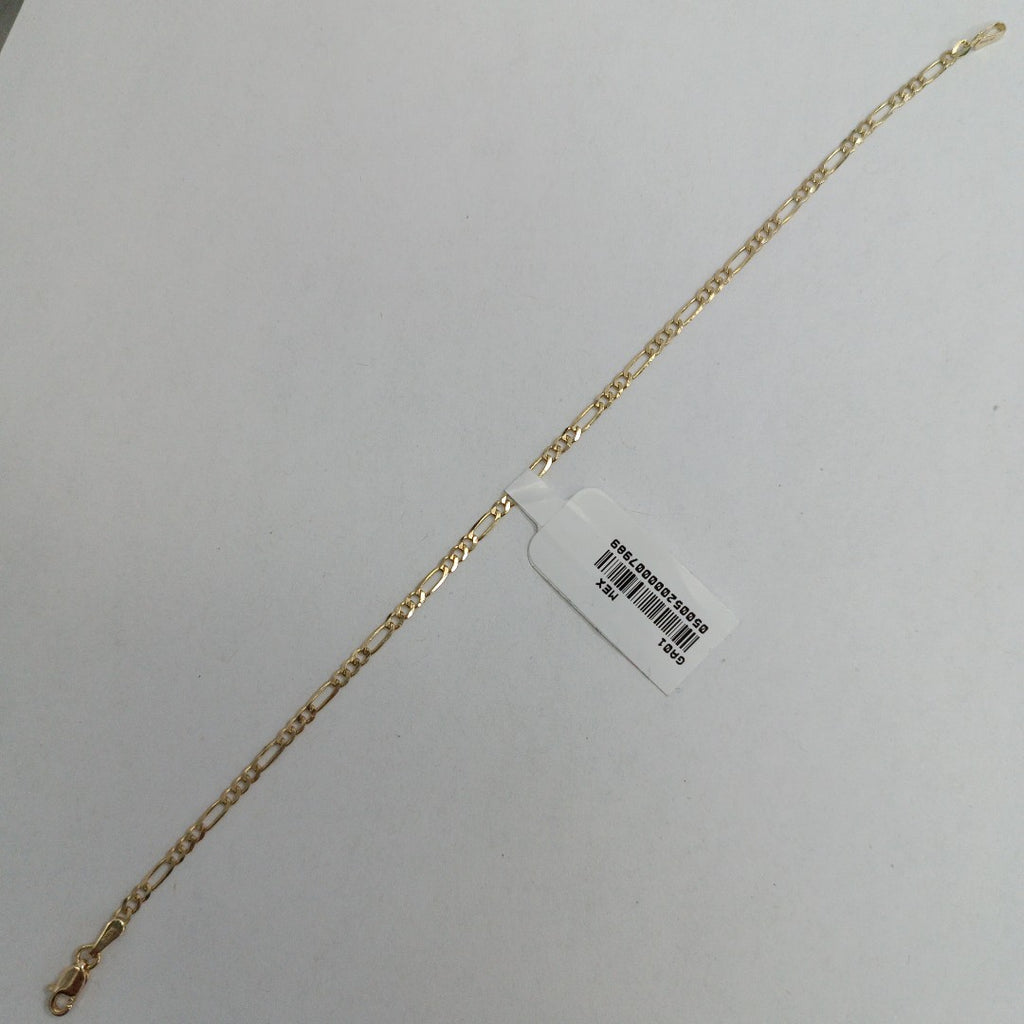 PULSERA TEJIDO 3X1 2.2G 21 CM 14K (NUEVO)