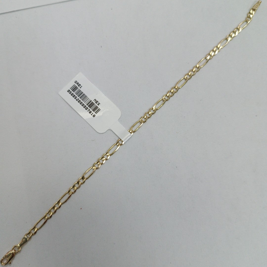 PULSERA TEJIDO 3X1 2.9G 18 CM 14K (NUEVO)