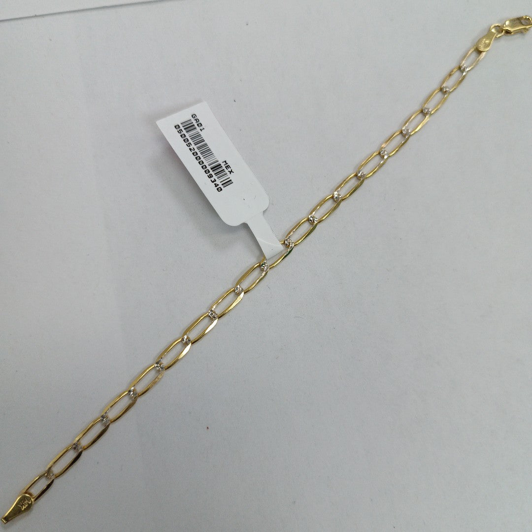 PULSERA TEJIDO ESLABONES 4G 18 CM (NUEVO)