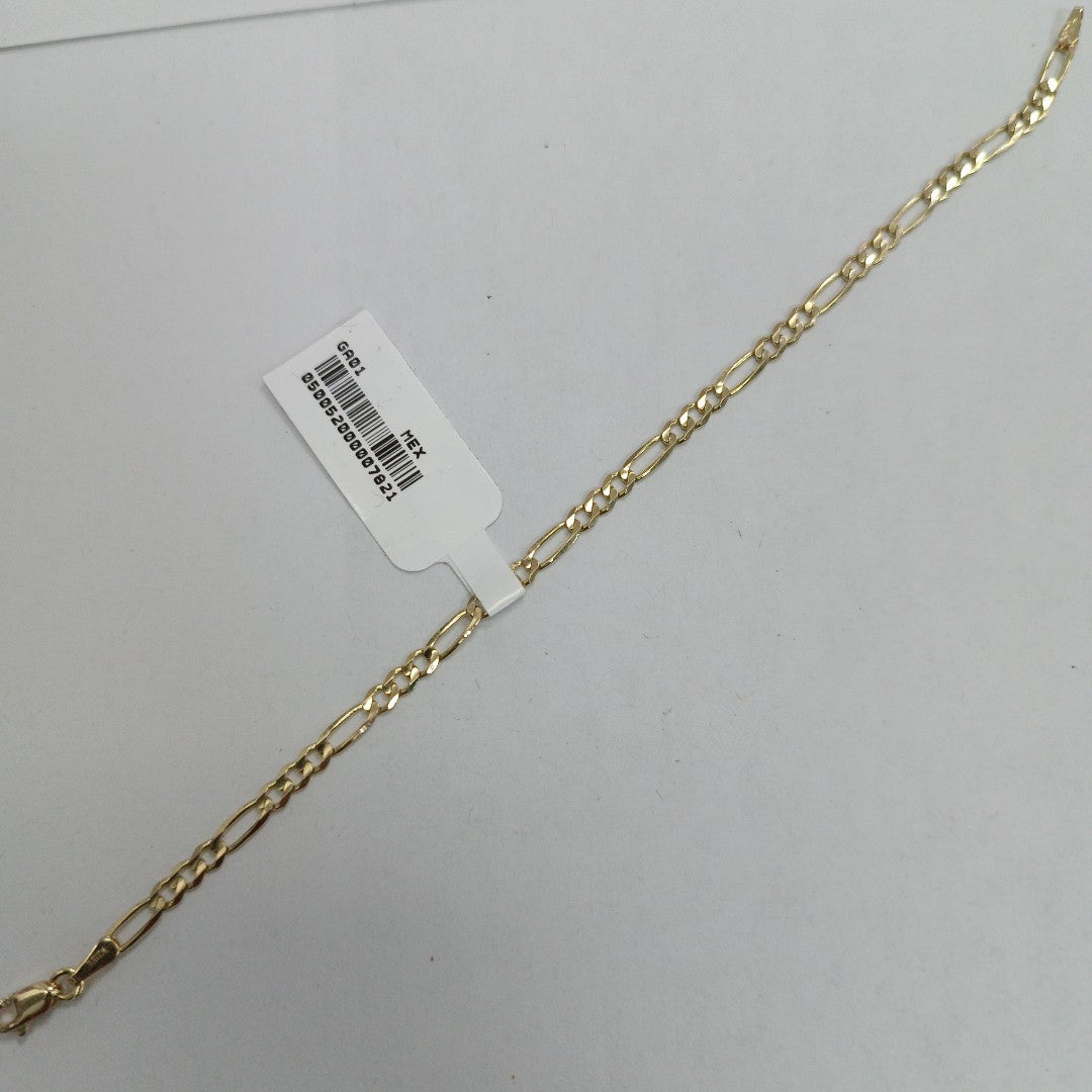 PULSERA TEJIDO 3X1 2.9G 18 CM 14K (NUEVO)