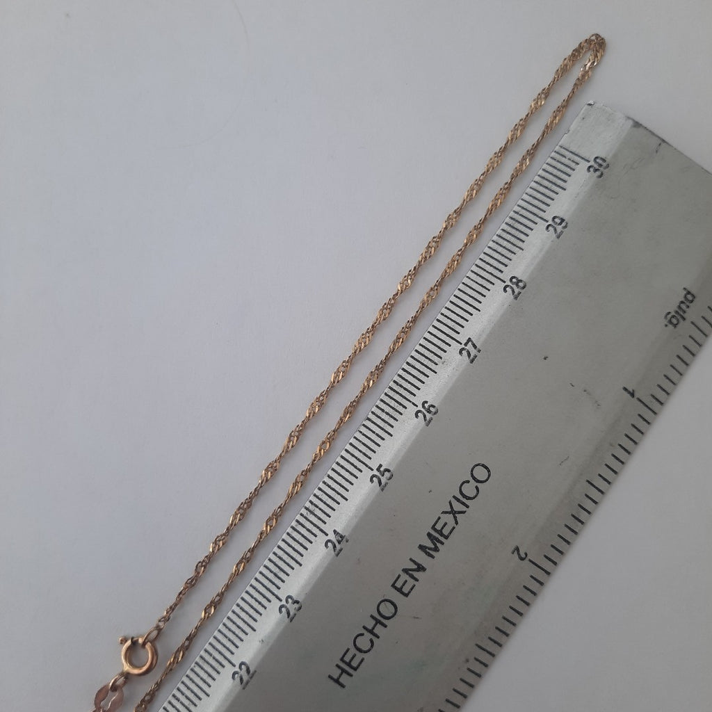 CADENA ORO 14 K 1.9 GRMS (SEMINUEVO)