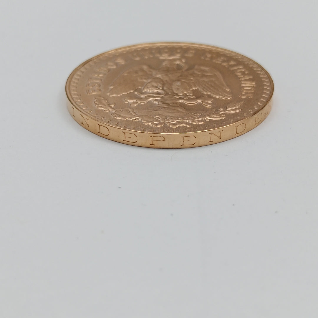 K1 41,60 GRMS 21 K IDENTIFICACIÓN MONEDA NOMINATIVA MONEDAS PESOS 50 PESOS (SEMINUEVO)