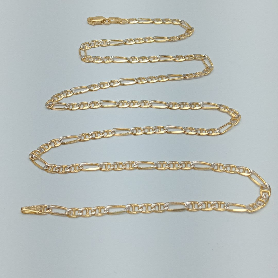 CADENA TEJIDO 3X1 8.5G 55 CM (NUEVO)