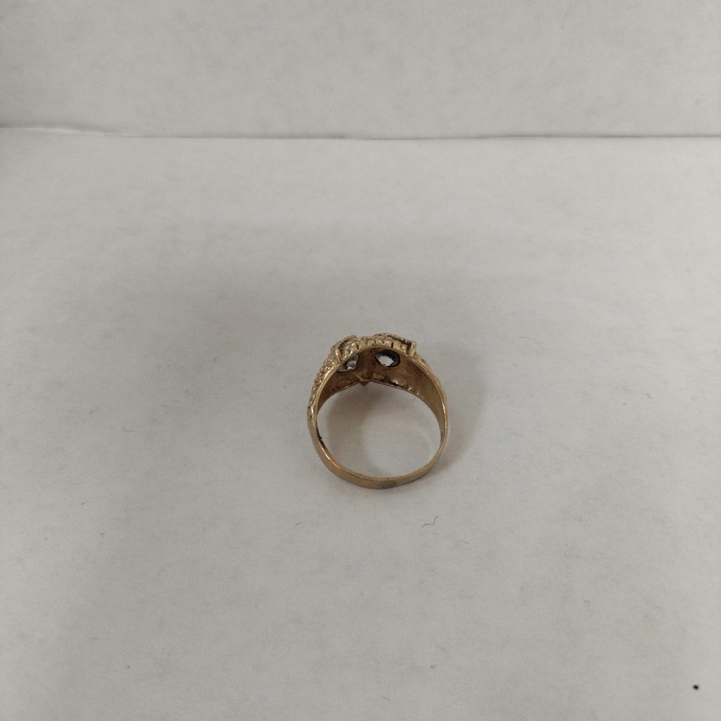 K1 5,80 GRMS 10 K ESPECIFICACIONES COMPLEMENTARIAS ANILLO DE BUHO CON PIEDRAS DE (SEMINUEVO)