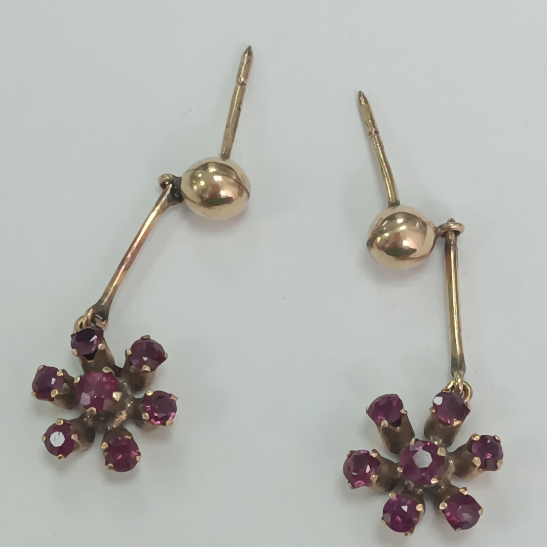 ARETES PAR ORO 14 K 4,00 GRMS (SEMINUEVO)