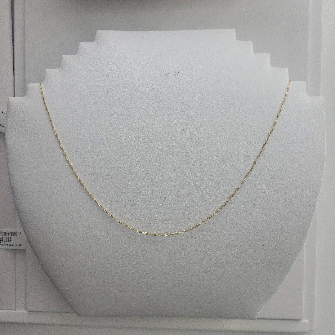 CADENA ORO 14 K 1.2 GRMS (SEMINUEVO)